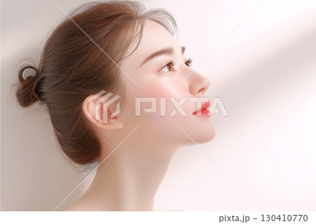 スキンケアモデル女性・アンチエイジング・美肌・美容整形「AI生成画像」 スキンケアモデル女性・アンチエイジング・美肌・美容整形「AI生成画像」 130410770