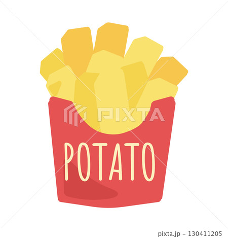 フライドポテト イラスト フライドポテト イラスト 130411205