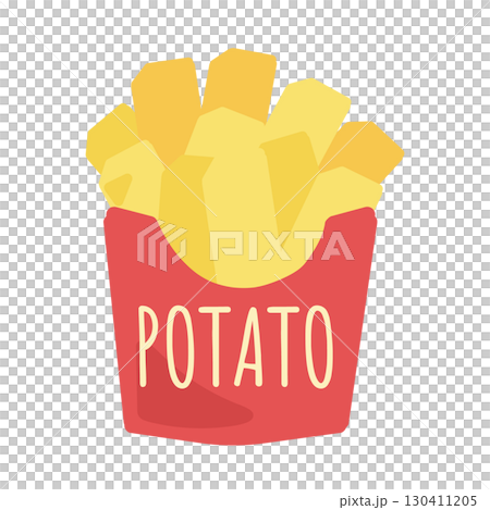 フライドポテト イラスト フライドポテト イラスト 130411205