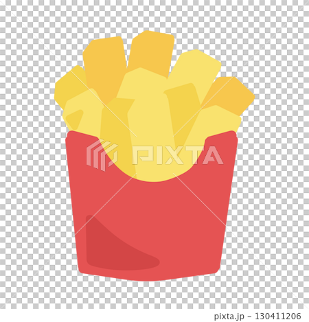フライドポテト イラスト フライドポテト イラスト 130411206