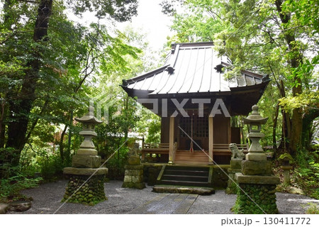 湯河原町 万葉公園湯河原惣湯の熊野神社 湯河原町 万葉公園湯河原惣湯の熊野神社 130411772