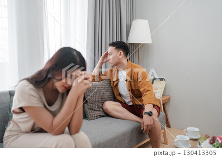 Exploring a Couples Emotional Conflict in a Modern Living Room Dispute 130413305