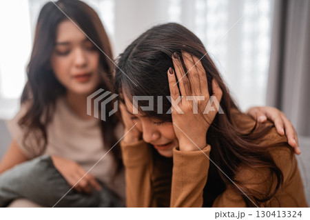 Supportive Friends Providing Emotional Comfort and Strength in Difficult Times Supportive Friends Providing Emotional Comfort and Strength in Difficult Times 130413324