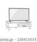 シンプルなテレビのイラスト 130413533
