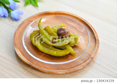 万願寺とうがらしの煮物 万願寺とうがらしの煮物 130414159