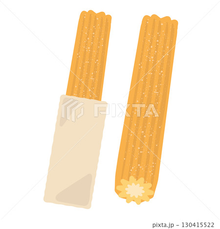 チュロス(プレーン) イラスト チュロス(プレーン) イラスト 130415522