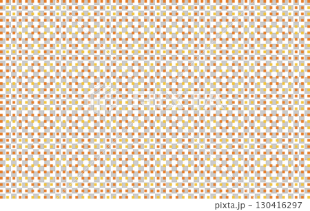 Orange and yellow pixel dot background illustration 130416297