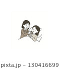 母親の看病をする女の子 1 130416699
