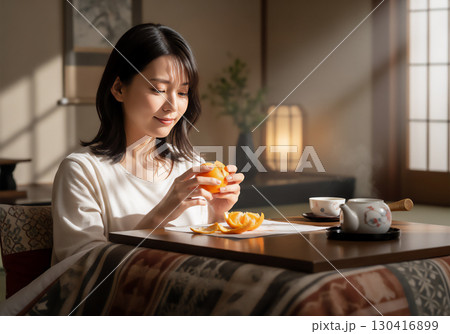 冬至の風景と暮らしのイメージ 130416899