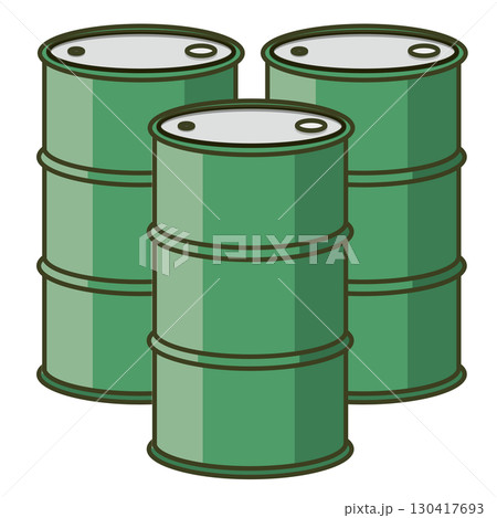 ドラム缶（緑色3つ）） 130417693