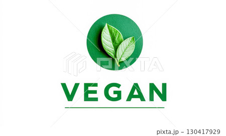 the inscription is "vegan",eco-friendly 130417929