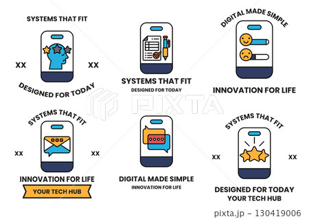 The icons are designed to be simple and easy to understand 130419006