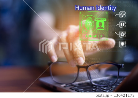 The concept of using human credentials for login to prevent forgery 130421175