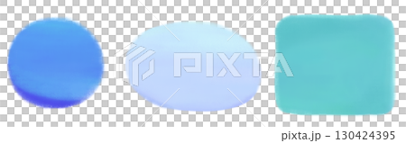 天空般的漸層水彩語音氣泡框 130424395