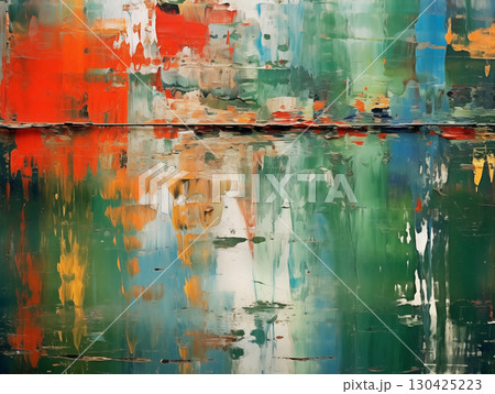 Abstract colorful oil art background 130425223