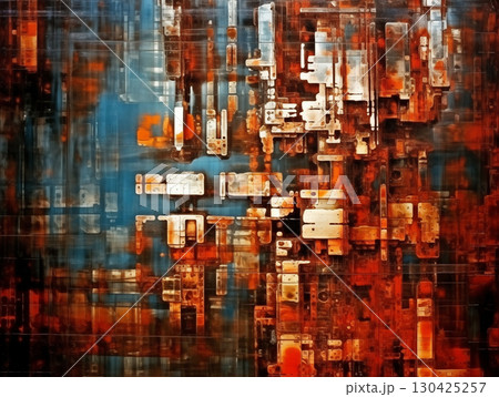 Abstract colorful geometric background 130425257