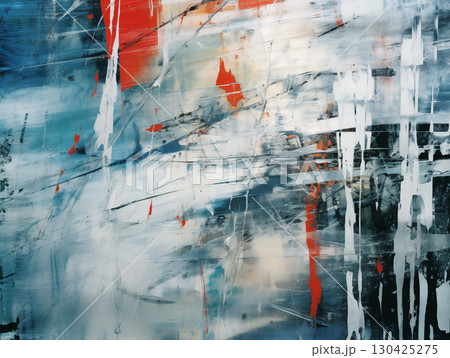 Abstract art with red, blue, and white hues background Abstract art with red, blue, and white hues background 130425275
