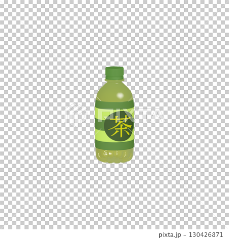 Illustration material of daily necessities: PET bottle 350ml Tea (1_1) Illustration material of daily necessities: PET bottle 350ml Tea (1_1) 130426871