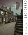 Cobbled street in Haworth home of the Bronte sisters 130426880