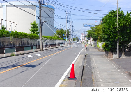 埼玉県八潮市道路陥没事故現場周辺2025年8月 埼玉県八潮市道路陥没事故現場周辺2025年8月 130428588