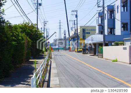 埼玉県八潮市道路陥没事故現場周辺2025年8月 130428590