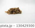 Cannabis Pile on White Background Highlighting 130429300
