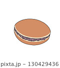 どら焼きのイラスト 130429436