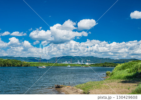 淀川夏景色 枚方市 淀川夏景色 枚方市 130429608
