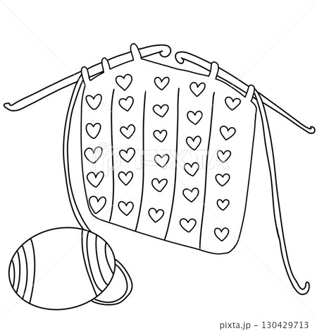 Knit line coloring  130429713