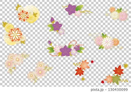 日式秋花插圖集 130430099