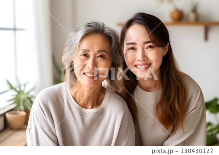 母と娘3　AI生成画像 130430127