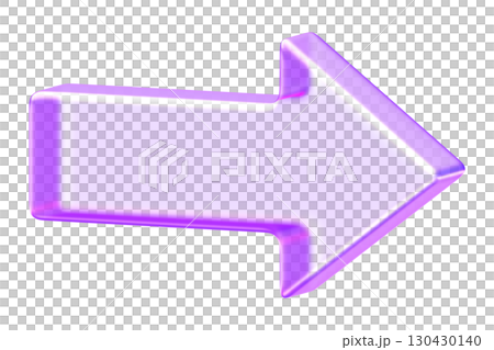 3D glassmorphism right arrow in purple gradient style. Minimal and modern symbol with glossy effect, perfect for digital design, navigation signs, and abstract decoration 3D glassmorphism right arrow in purple gradient style. Minimal and modern symbol with glossy effect, perfect for digital design, navigation signs, and abstract decoration 130430140