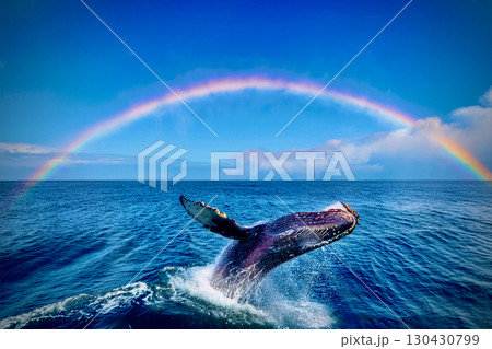虹の中のクジラ 130430799