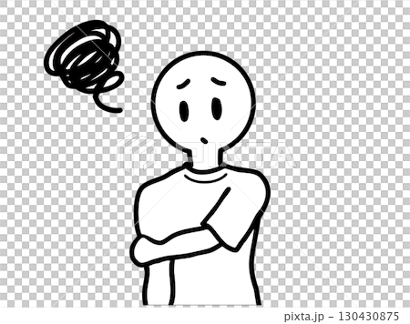 患有手臂問題的人的插圖 患有手臂問題的人的插圖 130430875