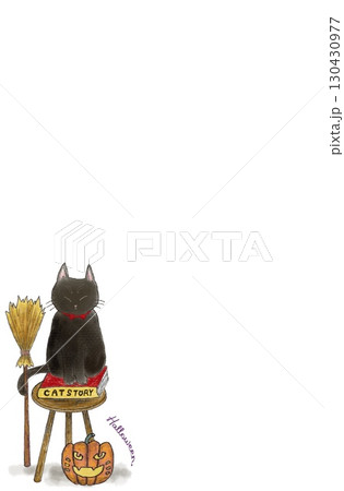 黒猫のハロウィン 130430977