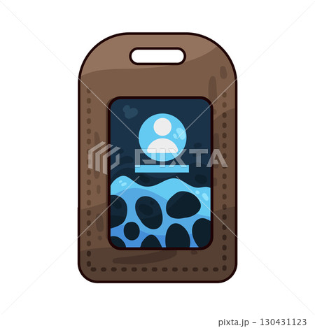 illustration of ID Card case 130431123