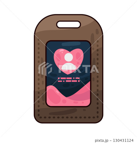 illustration of ID Card case 130431124