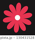 Bright pink bloom with graceful form and abstract appeal. The design feels both modern and naturally organic. 130431528
