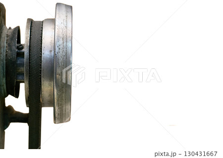 Metal flywheel, sewing machine pulley with belt Metal flywheel, sewing machine pulley with belt 130431667