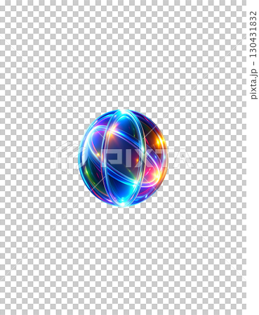 Shiny blue circle, abstract colorful bubbles illustration, isolated on white background. Shiny blue circle, abstract colorful bubbles illustration, isolated on white background. 130431832