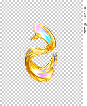 Abstract golden background with dynamic rotating smoke, colorful light waves, woven colors. Abstract golden background with dynamic rotating smoke, colorful light waves, woven colors. 130431866