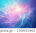 幻想的な光の粒子のネットワーク背景 130431902