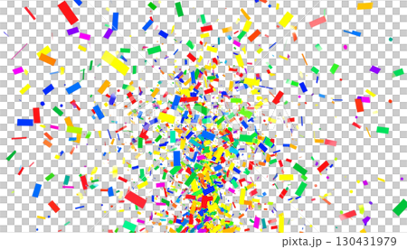 Colorful confetti isolated on white background. Colorful confetti isolated on white background. 130431979