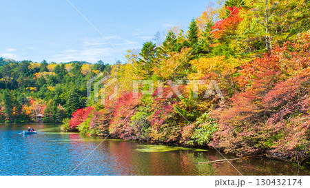 秋の白駒池 130432174