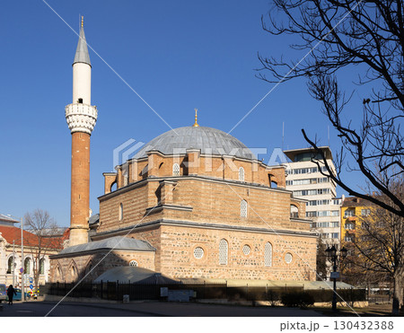 Historic Banya Bashi Mosque in Sofia, Bulgaria 130432388