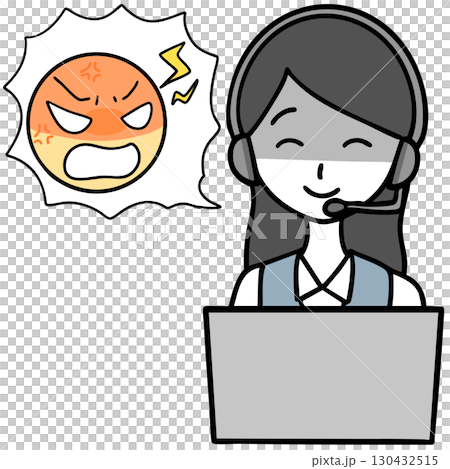 一個詭計多端的呼叫中心女人和一個抱怨者 130432515