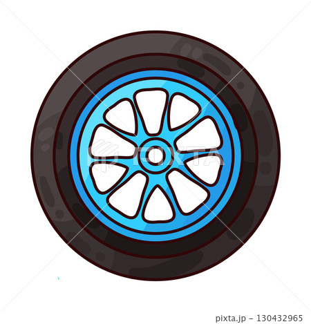 illustration of tire illustration of tire 130432965