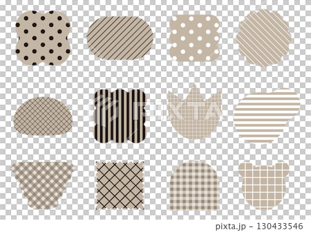 A set of various Japanese modern shapes A set of various Japanese modern shapes 130433546