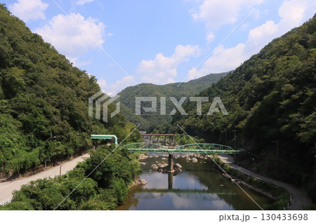 武田尾駅から見た武庫川渓谷 武田尾駅から見た武庫川渓谷 130433698