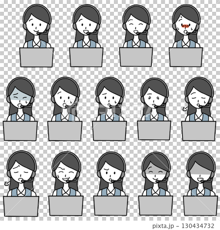 呼叫中心女性套裝 130434732